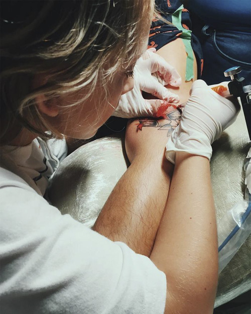 12-летний мастер татуировки