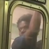безрассудный смельчак в метро