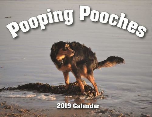 живописный календарь с собаками