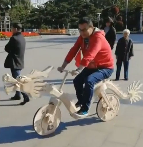 велосипед в виде дракона