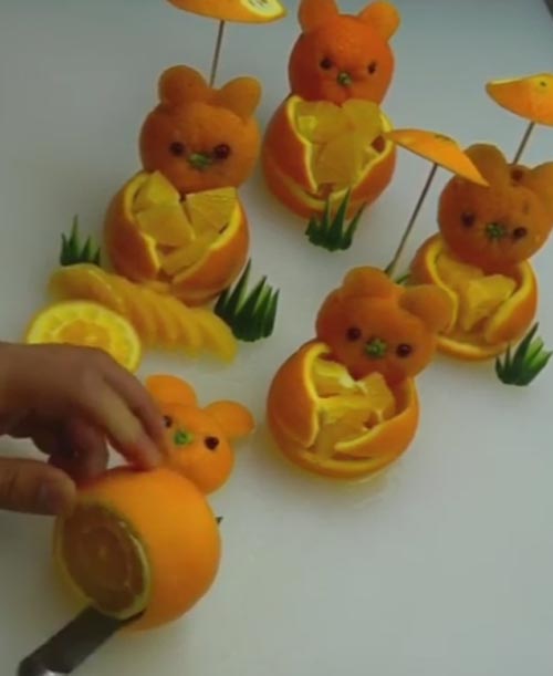 апельсины превратились в медведей