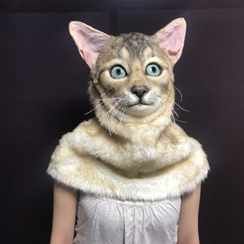 реалистичные маски кошек