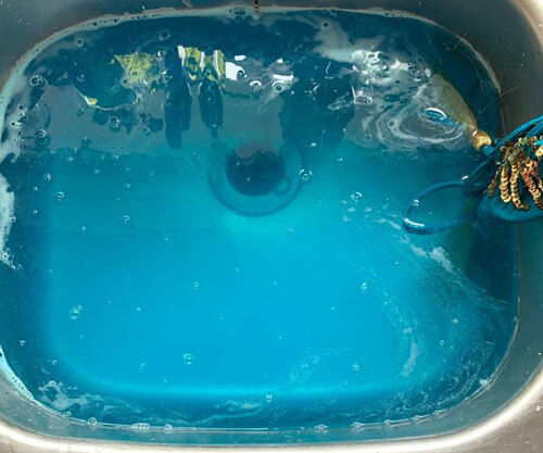 бракованный синий купальник
