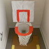 туалет в баскетбольном стиле