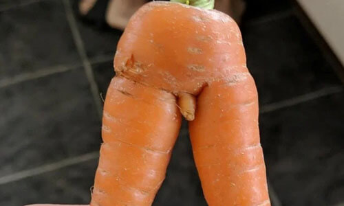 слишком анатомическая морковка