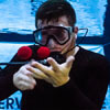 фокусник-рекордсмен под водой