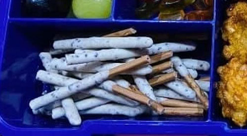 сигареты на обед для школьницы