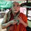 монах создал приют для змей