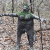 странная скульптура в лесу