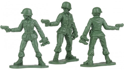 игрушечные солдатики-женщины