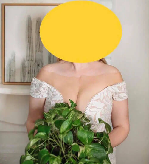 невеста в странном платье