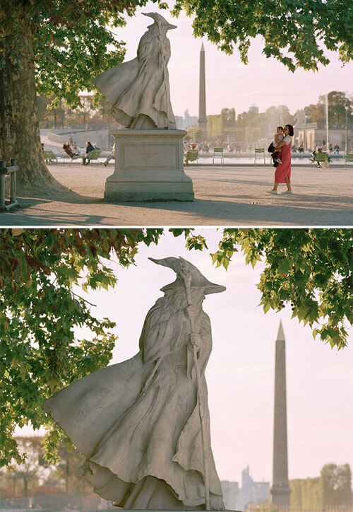 необычные статуи в париже