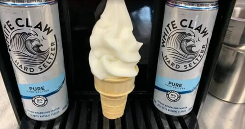 превращение пива в мороженое