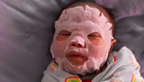 косметическая маска для малыша
