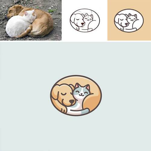 милые логотипы с животными