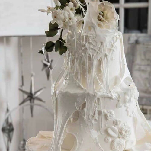двусмысленный свадебный торт