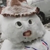снеговик со вставными зубами