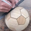 футбольный мяч из бамбука