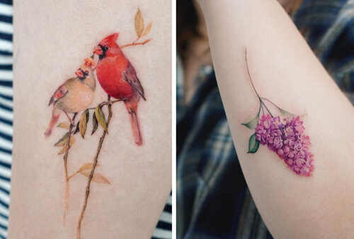 татуировки художницы по фарфору