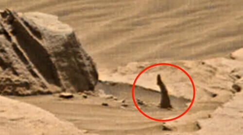 человеческая нога на марсе