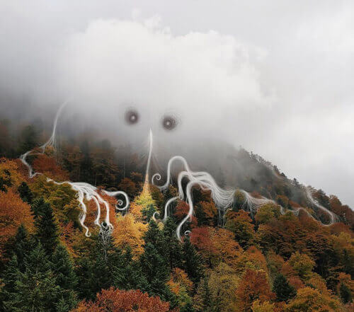 странные облачные создания