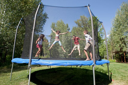 trampoline ruined a quiet life