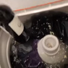 bottle of wine in the washing machine