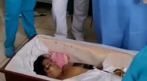 accident victim woke up in a coffin