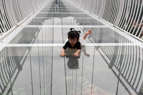 рекордный стеклянный мост