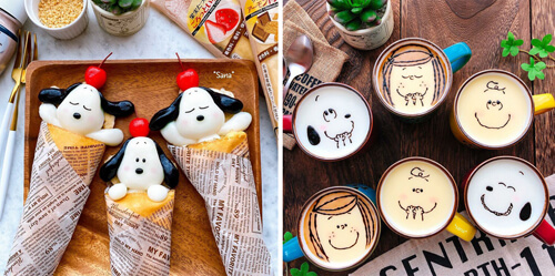 cartoon inspired dishes