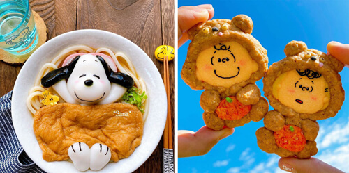 cartoon inspired dishes