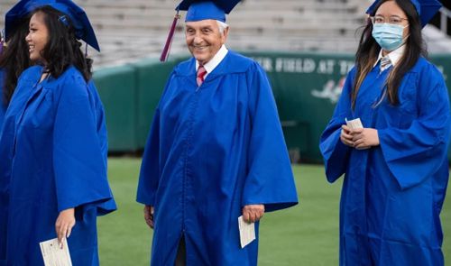 grandfather could not get a diploma