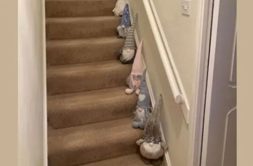 небезопасные гномы на лестнице