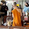 монах задержался на автовокзале