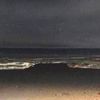 оптическая иллюзия с ночным пляжем
