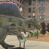 украденная статуя динозавра