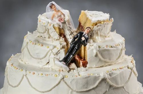 развод из-за инцидента с тортом