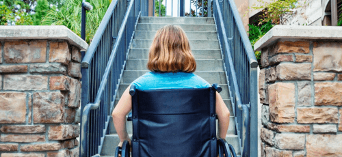 дочка в инвалидной коляске