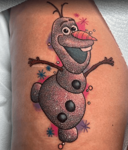 глиттерные татуировки с блестками