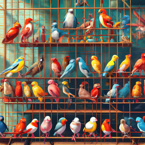 продажа охраняемых птиц