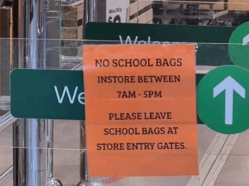 школьные сумки под запретом 