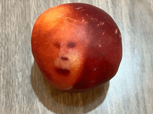 лицо министра на нектарине