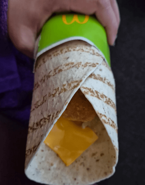 ролл со скудной начинкой