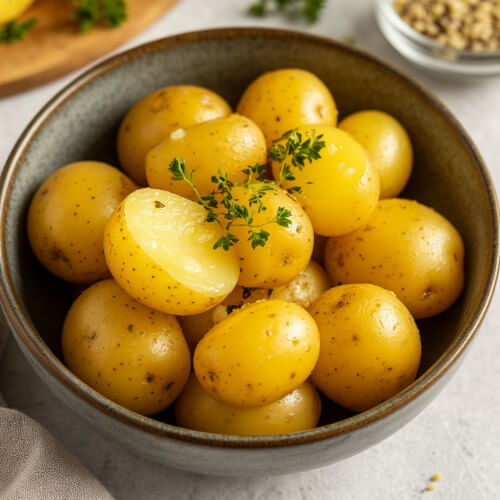 варёная картошка на ужин