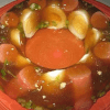 желе из бульона с сосисками