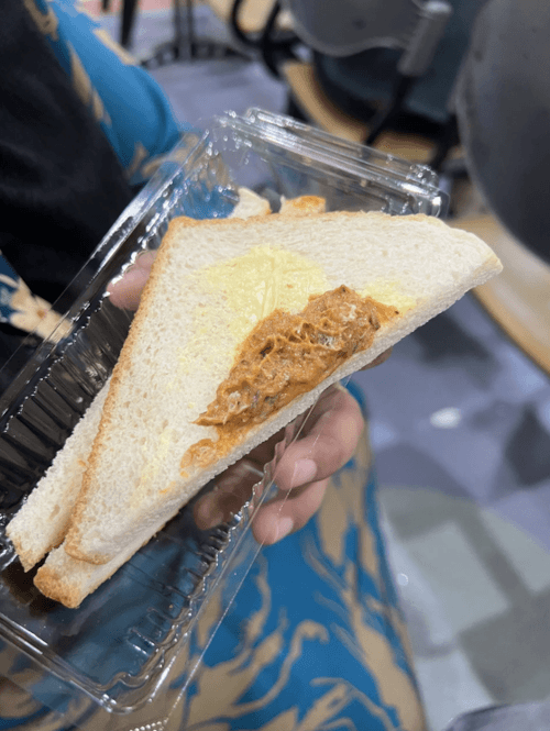 сэндвич с рыбной начинкой
