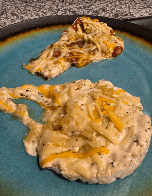 пицца с рисовыми хлебцами