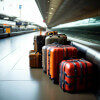 бантики и ленточки на чемоданах 